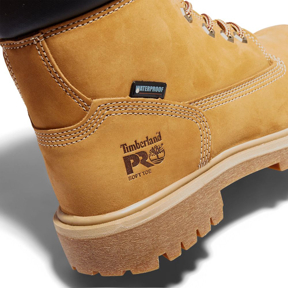 Bocanci De Muncă Timberland Dama Maro - Pro® Direct Attach 6\" Soft Toe - Romania - DXBJKY495